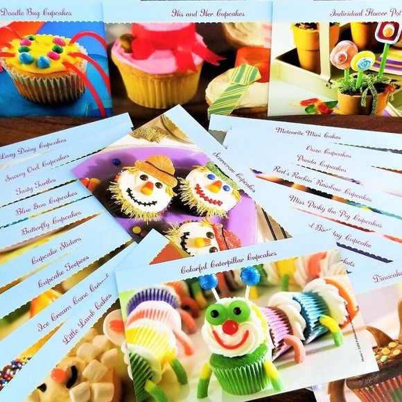 PUBLICATION INT'L Cupcake Recipe Box Collection NWT - Picture 8 of 9